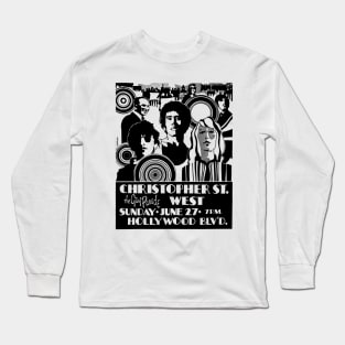 Gay Parade LA Vintage Retro LGBT Long Sleeve T-Shirt